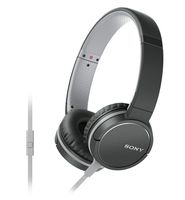 Sony MDR-ZX660AP Lightweight On-Ear Headphone with Smartphone Control - Black