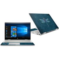 MightySkins Skin Compatible with HP Envy x360 Convertible 15" (2018) - Vibrant Dragonfly | Protective, Durable, and Unique Vinyl Decal wrap Cover | Easy to Apply, Remove | Made in The USA
