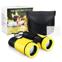 superwinky Binoculars for Kids, Compact Shockproof Binoculars High Resolution for Kids Outdoor Games Toys for 3-10 Year Old Boys Girls New Gifts Presents for 3-10 Year Old Boys Girls Yellow WKUSCB05