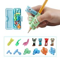 Pencil Grips for Kids Handwriting, Pen Grippers for Boys Girls, Preschool Writing Training Aid Grip, Toddler Beginners Kindergarten Writing Finger Grip, 6 Stage Posture Correction Tools(13 PCs)