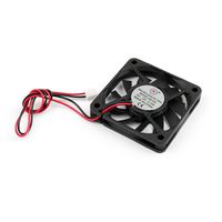 Areyourshop 4Pcs DC Brushless Cooling Fan 12V 0.15A 6010s 60x60x10mm 2 Pin Cup Computer Fan