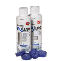 Fast Shipping! (2) NuLine HVAC Condensate 8 Ounce Nu-Line Drain Cleaner Plus (4) 4185-05 Gel Tablet