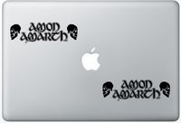 Amon Amarth Skulls FlashDecals0886 Set Of Two (2x) , Decal , Sticker , Laptop , Ipad , Car , Truck