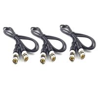 Antrader RG58 3 Feet 50-Ohm BNC to BNC Coaxial Cable Pack of 3