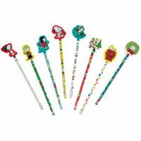 Peanuts 24/Display Peanuts Holiday Giant Eraser Pencil Display (70200)