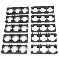 30pcs 3 Links Battery Holder Bracket Cylindrical Cell 26650 li-ion Battery Pack Hole Diameter 84x28x9mm