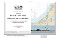 NOAA Chart Booklet 14842: Port Clinton to Sandusky, including the Islands (40 page Booklet)