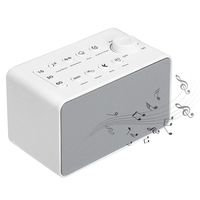 White Noise Machine Sleep Sound Machine USB or Battery Powered, with 8 Soothing Nature Sounds, Portable Sleep Sound Therapy with Auto-Off Timer for Home, Office or Travel Fauay