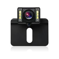 BOSCAM B1 HD Backup Camera with 6 Auto LEDs, Rear-View Camera with Super Night Vision, IP68 Waterproof Back Up Camera for Sedan, Truck, Jeep, SUV, RV, Van