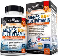 Once Daily Multivitamin for Men 50 and Over - Supplement for Heart Health Support - with Zinc, A, B, C, D3, & E Vitamins - for Memory & Brain Health Support - Designed for Whole Body Health