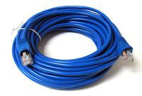 SoDo Tek TM RJ45 Cat5e Ethernet Patch Cable For HP Officejet Pro 8600 Premium Printer - Blue - 25 ft