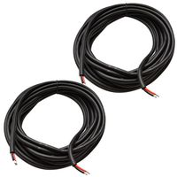 Seismic Audio - RW25 (2 Pack)- 25 Foot Raw Wire to Raw Wire Speaker Cable - 16 Guage - PA/DJ/Home Audio