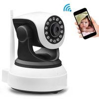 Home Security Camera - Wireless IP Surveillance HD Night Vision Wide Angle for Baby Pet Monitoring by Leocam