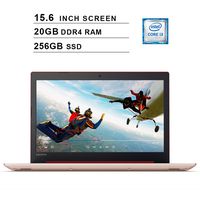 2019 Newest Lenovo Ideapad 330 15.6 Inch HD Laptop (8th Gen Intel Core i3-8130U up to 3.4 GHz, 20GB DDR4 RAM, 256GB SSD, Intel UHD Graphics 620, WiFi, Bluetooth, HDMI, Windows 10, Red)