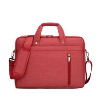 angel3292 Waterproof Shockproof Laptop Notebook Handbag Tablet Bag Messenger Bag Size 17 inch (Red)