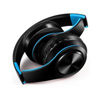 FARVOICE Bluetooth Headphones On Ear Stereo Wireless Headset Wireless Headphone Headset with Microphone for PC/Cell Phones/TV (Blue)