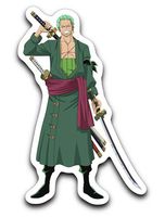 95Vibes Roronoa Zoro Pirate Hunter | One Piece Inspired Vinyl Decal Sticker 3''x4''