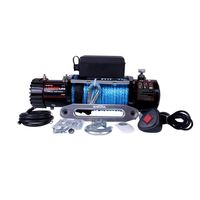 X-BULL 12V Synthetic Rope Electric Winch 13000 lb Load Capacity