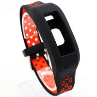 Runtenic for Garmin vivosmart HR, Wireless Replacement Band Strap Garmin vivosmart HR Strap for Garmin vivosmart HR Smartwatch Bracelet Accessories Bands (Black RED)