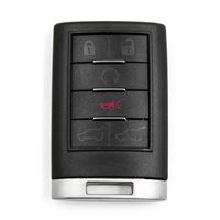 uxcell New 6 Buttons Uncut Insert Key Fob Remote Control Case Shell Replacement OUC60270 for 2007-2014 Cadillac Escalade