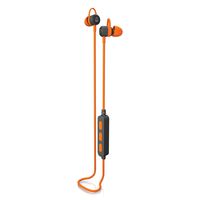 ECOXGEAR Sweat Proof Sport Buds with Microphone & Control & Passive Noise Cancellation - Orange