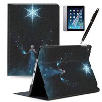 LJX iPad 9.7 2018/2017 Case, iPad Air 2 iPad Air Cases, Mickey Minnie PU Leather Protective Cartoon Animal Cute Design Stand Smart Auto Sleep/Wake Lightweight Cover for iPad 6th 5th Gen#A