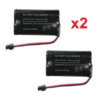 2 Fenzer Rechargeable Cordless Phone Batteries for Uniden BT-1015 BT1015 Cordless Telephone Battery Replacement Packs