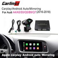 Carlinkit Car Airplay Android Auto Carplay Box Interface for Audi A4/A5/S5/Q5/Q7 Factory Screen Upgrade with iOS12 AirPlay Screen Mirroring(Support Goolge&Waze Map&Mirroring)