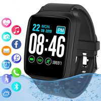 Smart Watch,Bluetooth Smartwatch IP67 Waterproof Fitness Tracker Watch with Heart Rate Monitor Sports Activity Tracker with Step Counter Smart Bracelet Wristband for Android iOS Phones Men Women Kids