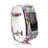 honecumi Replacement Bands Compatible with Garmin Vivofit Wristband Watch Strap for Men & Women-Garmin Vivofit 1 Replacement Watch Band/Strap/Bracelet with Metal Buckle Clip-Free Size