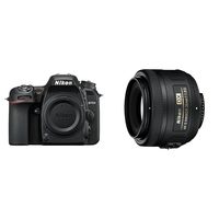 Nikon D7500 DX-format Digital SLR Portrait and Prime Lens Kit