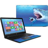 MightySkins Skin Compatible With HP 15t Laptop 15.6" (2017) - Great Whites | Protective, Durable, and Unique Vinyl Decal wrap cover | Easy To Apply, Remove, and Change Styles | Made in the USA