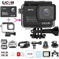 SJCAM SJ8 Pro Real 4K/60FPS Action Camera,Waterproof, WiFi Remote Control, 170°Wide-Angle Lens, 2.33" Touchscreen, 1200mAH Battery for Underwater, Outdoor Activity (Waterproof Case Included)-Black