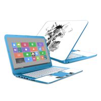 MightySkins Skin Compatible with HP Stream 14" (2016) - Rorschach | Protective, Durable, and Unique Vinyl Decal wrap Cover | Easy to Apply, Remove, and Change Styles | Made in The USA