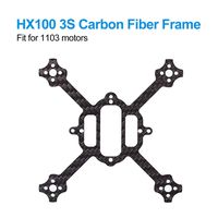 BETAFPV HX100 Mini FPV Racing Toothpick Frame of Carbon Fiber 100mm for HX100 3S Brushless Racing Whoop Drone Toothpick Carbon Fiber Quadcopter