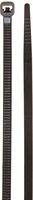 Aviditi CTUV640 Nylon UV Stabilized Cable Tie, 6" Length x 0.14" Width, Black (Case of 1000)