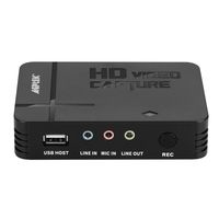 1080P Game Video Capture Card with HDMI and YpbPr Input, Mic-in Video Recorder Compatible with Xbox 360/One/ PS3 /PS4 etc