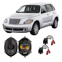 Compatible with Chrysler PT Cruiser 2002-2010 Rear Door Factory Replacement Harmony HA-R68 Speakers