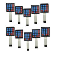 Diymore 10pcs 4x4 Matrix Array 16 Key Membrane Switch Keypad 8-pin Keyboard for Arduino/AVR/PIC