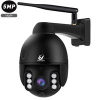 Vitorcam PTZ Camera Outdoor, 5MP 1920P WiFi Security IP Camera, Two Way Audio, Pan Tilt 5X Optical Zoom, Motion Detection Email Alert,195ft Night Vision, Support WiFi + POE Mode.