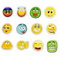 50Pcs Emoji Sticker Vinyl Waterproof DIY Sticker Laptop Kettle Luggage Dustproof Peritase Various Decals Set Home Decoration Wall Stickers