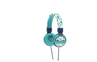 Gabba Goods Premium Safe Sound Printed & Foldable Over The Ear Comfort Padded Stereo Headphones with AUX Cable | Earphones