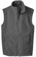 Joe's USA Men's Soft and Cozy Fleece Vest-3XL-Iron Grey