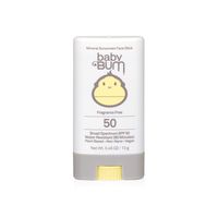 Baby Bum SPF 50 Sunscreen Face Stick | Mineral Roll-On UVA/UVB Face and Body Protection for Sensitive Skin | Fragrance Free | Travel Size | .45oz