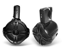 SDX Pro Audio - 6.5 inch 350W Fully Wireless Bluetooth Marine Speaker System (Pair) - Wakeboard Tower/Waketower and Fits Rollbar/Rollcage - Rechargeable, No Wiring/Cables Needed - No Receiver Needed
