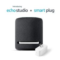 Echo Studio (Charcoal) with Amazon Smart Plug