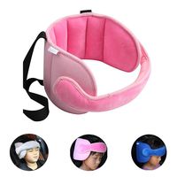 StoHua Toddler Car Seat Head Support Neck Pillow Strap - Kids and Baby Safety Neck Relief Head Support Band Sleep Strap with Adjustable Belt(Pink)