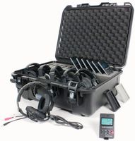 Williams Sound DWS COM 6 PRO Digi-Wave Wireless Intercom System, Four independent groups can be operating simultaneously within a range of up to 100 feet outdoors/200 feet indoors