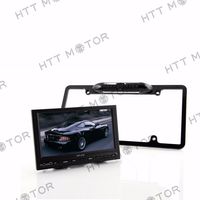 HTTMT MT371-030- US License Plate Frame Mount Waterproof Night Vision Car Rear View Backup Camera
