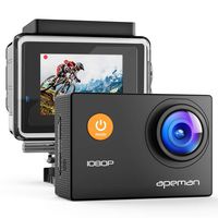 APEMAN Action Camera 1080P Full HD Waterproof Sport Camera 30m Underwater Camcorder with 170 Degree Wide Angle and Mounting Accessory Kits